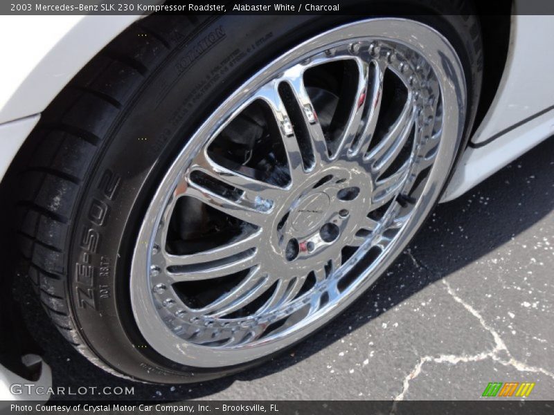 Alabaster White / Charcoal 2003 Mercedes-Benz SLK 230 Kompressor Roadster