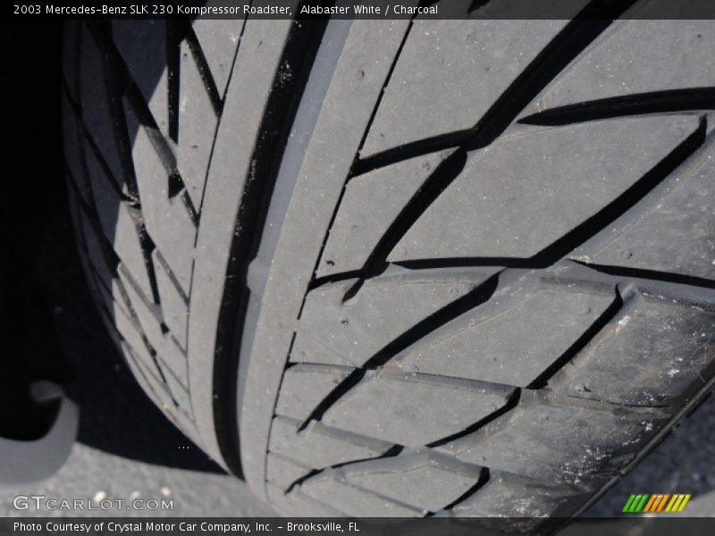 Alabaster White / Charcoal 2003 Mercedes-Benz SLK 230 Kompressor Roadster