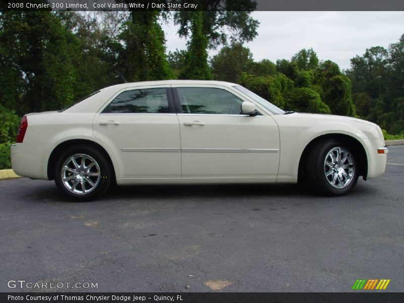 Cool Vanilla White / Dark Slate Gray 2008 Chrysler 300 Limited