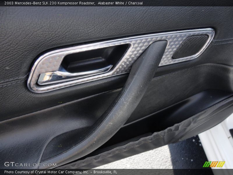 Alabaster White / Charcoal 2003 Mercedes-Benz SLK 230 Kompressor Roadster