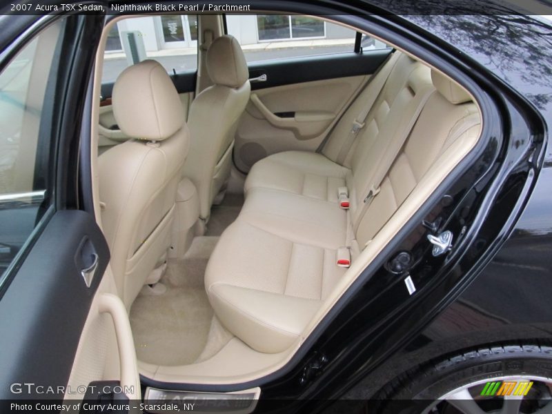 Nighthawk Black Pearl / Parchment 2007 Acura TSX Sedan