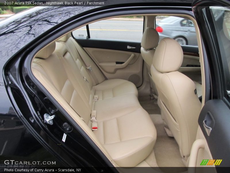 Nighthawk Black Pearl / Parchment 2007 Acura TSX Sedan