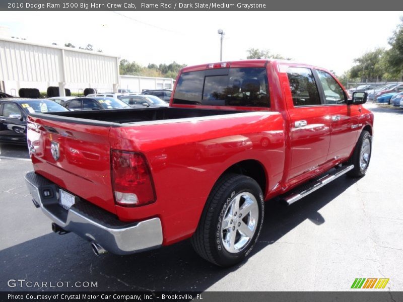 Flame Red / Dark Slate/Medium Graystone 2010 Dodge Ram 1500 Big Horn Crew Cab