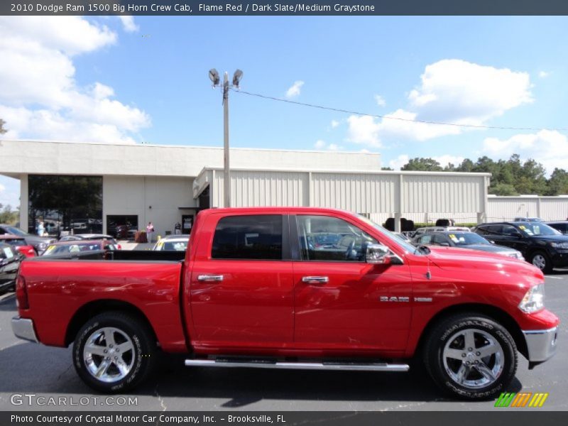 Flame Red / Dark Slate/Medium Graystone 2010 Dodge Ram 1500 Big Horn Crew Cab