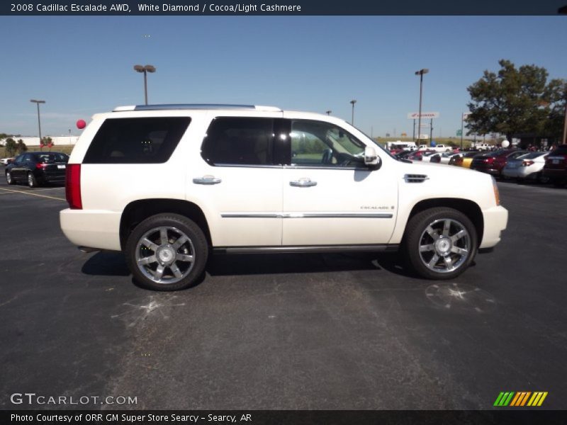 White Diamond / Cocoa/Light Cashmere 2008 Cadillac Escalade AWD
