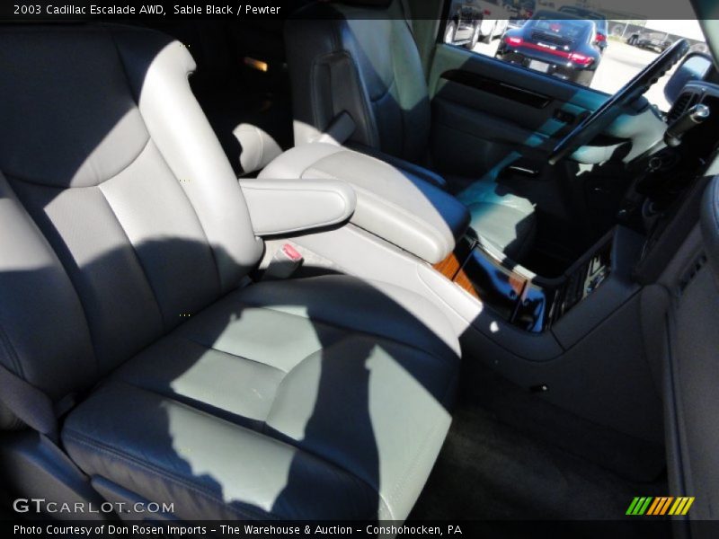 Sable Black / Pewter 2003 Cadillac Escalade AWD