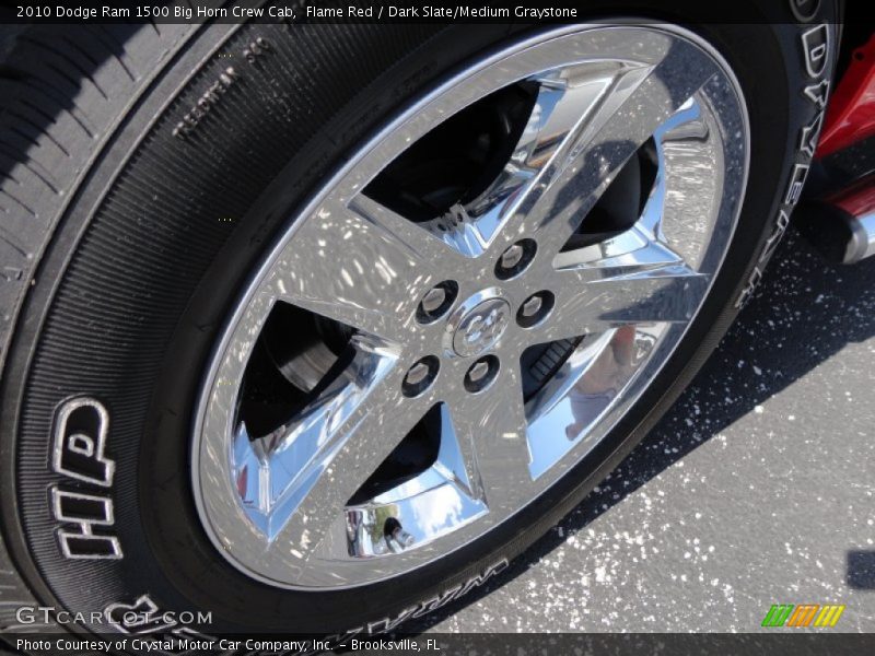 Flame Red / Dark Slate/Medium Graystone 2010 Dodge Ram 1500 Big Horn Crew Cab