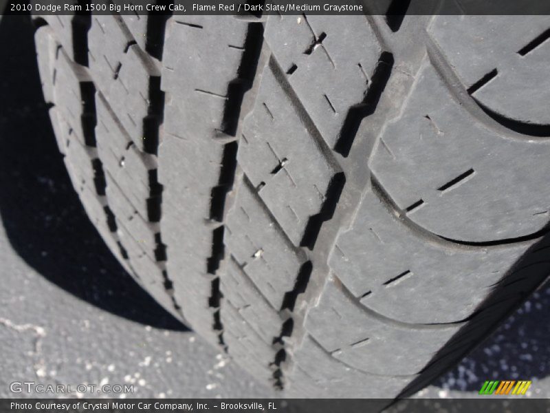 Flame Red / Dark Slate/Medium Graystone 2010 Dodge Ram 1500 Big Horn Crew Cab