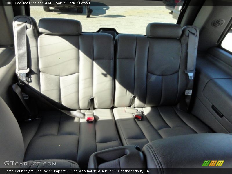 Sable Black / Pewter 2003 Cadillac Escalade AWD
