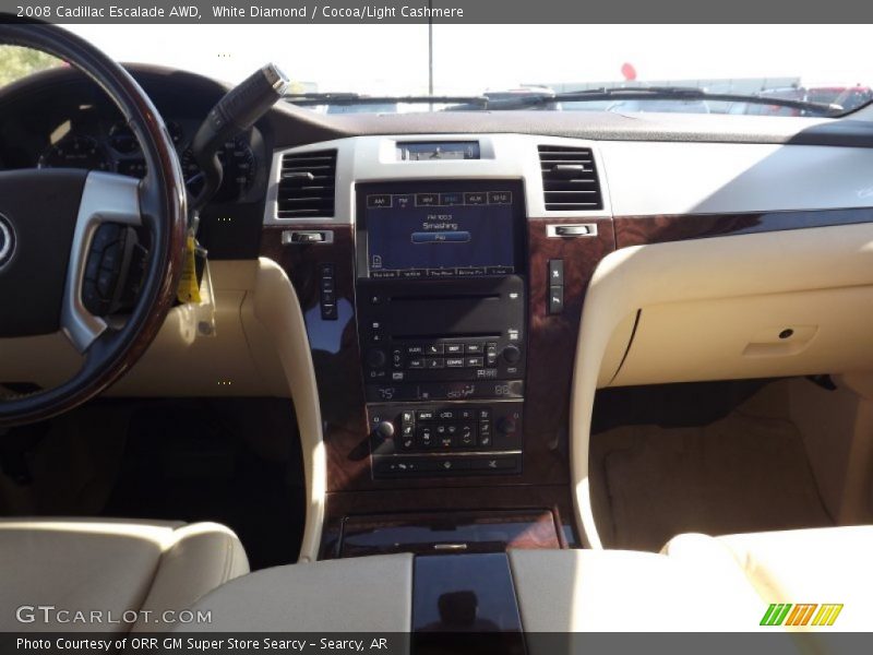 White Diamond / Cocoa/Light Cashmere 2008 Cadillac Escalade AWD