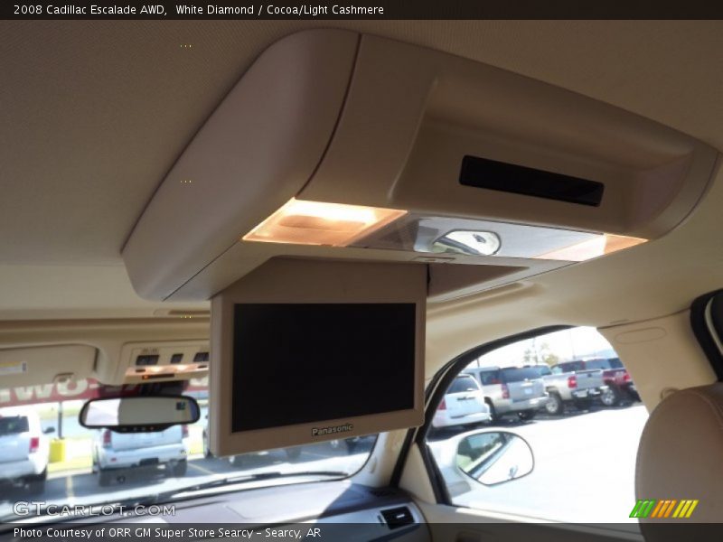 White Diamond / Cocoa/Light Cashmere 2008 Cadillac Escalade AWD