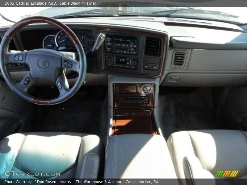 Sable Black / Pewter 2003 Cadillac Escalade AWD