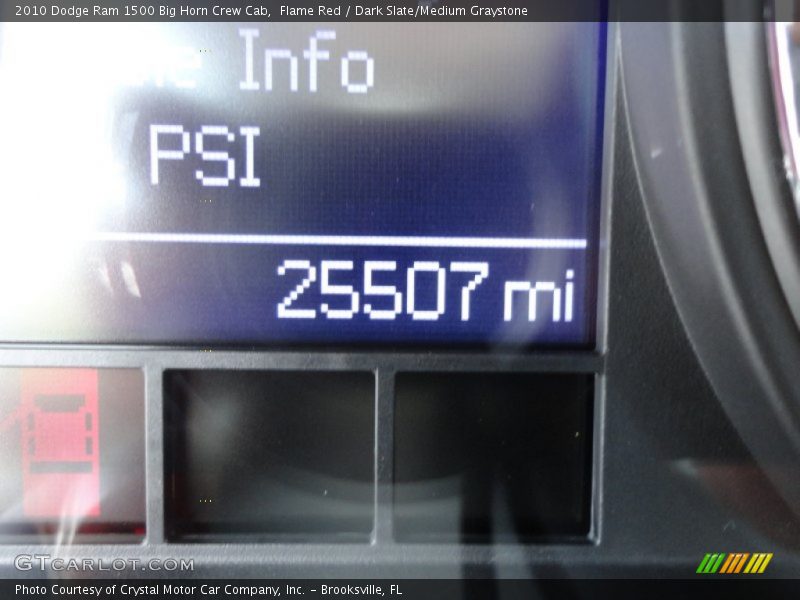 Flame Red / Dark Slate/Medium Graystone 2010 Dodge Ram 1500 Big Horn Crew Cab