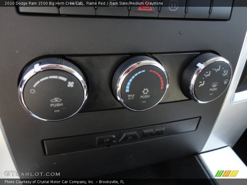 Flame Red / Dark Slate/Medium Graystone 2010 Dodge Ram 1500 Big Horn Crew Cab