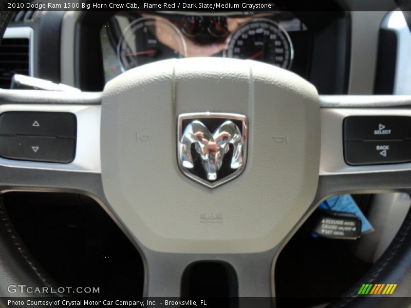 Flame Red / Dark Slate/Medium Graystone 2010 Dodge Ram 1500 Big Horn Crew Cab