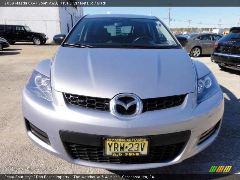 True Silver Metallic / Black 2009 Mazda CX-7 Sport AWD