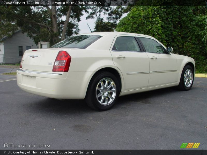 Cool Vanilla White / Dark Slate Gray 2008 Chrysler 300 Limited