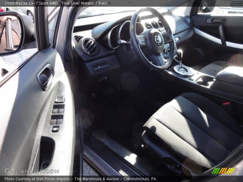 True Silver Metallic / Black 2009 Mazda CX-7 Sport AWD