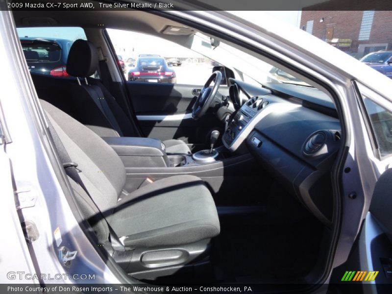 True Silver Metallic / Black 2009 Mazda CX-7 Sport AWD