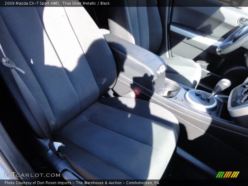 True Silver Metallic / Black 2009 Mazda CX-7 Sport AWD