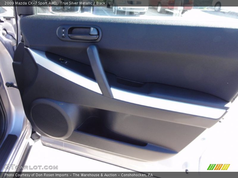 True Silver Metallic / Black 2009 Mazda CX-7 Sport AWD