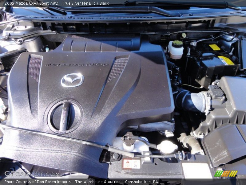 True Silver Metallic / Black 2009 Mazda CX-7 Sport AWD