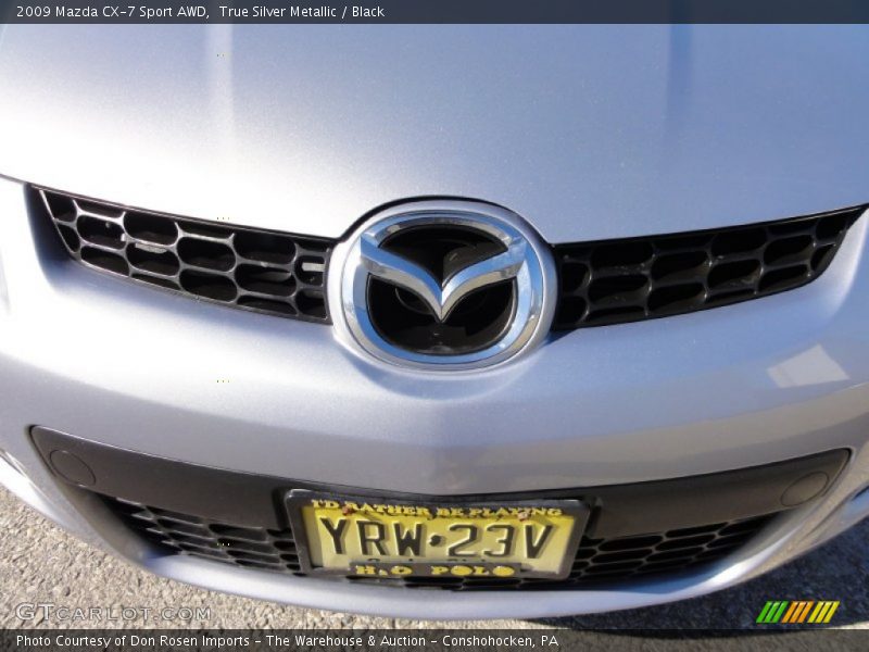 True Silver Metallic / Black 2009 Mazda CX-7 Sport AWD