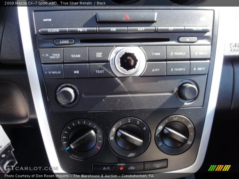 True Silver Metallic / Black 2009 Mazda CX-7 Sport AWD