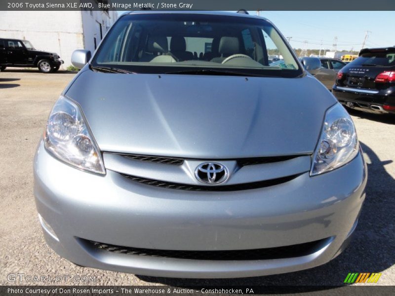 Blue Mirage Metallic / Stone Gray 2006 Toyota Sienna XLE AWD