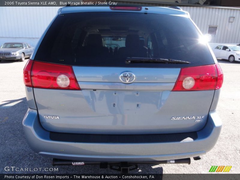 Blue Mirage Metallic / Stone Gray 2006 Toyota Sienna XLE AWD
