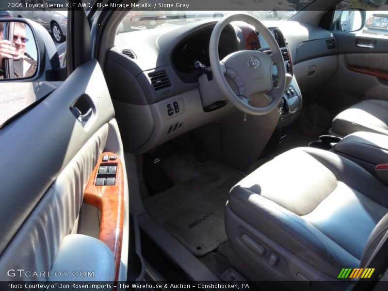 Blue Mirage Metallic / Stone Gray 2006 Toyota Sienna XLE AWD