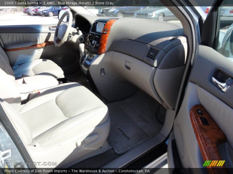 Blue Mirage Metallic / Stone Gray 2006 Toyota Sienna XLE AWD