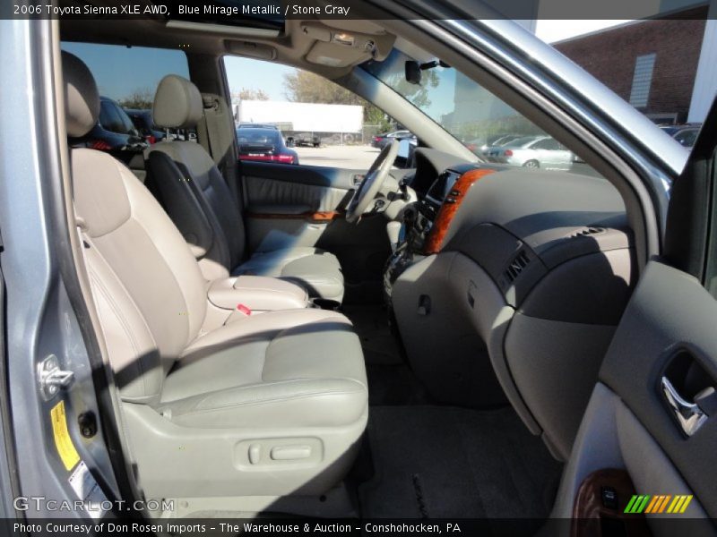 Blue Mirage Metallic / Stone Gray 2006 Toyota Sienna XLE AWD