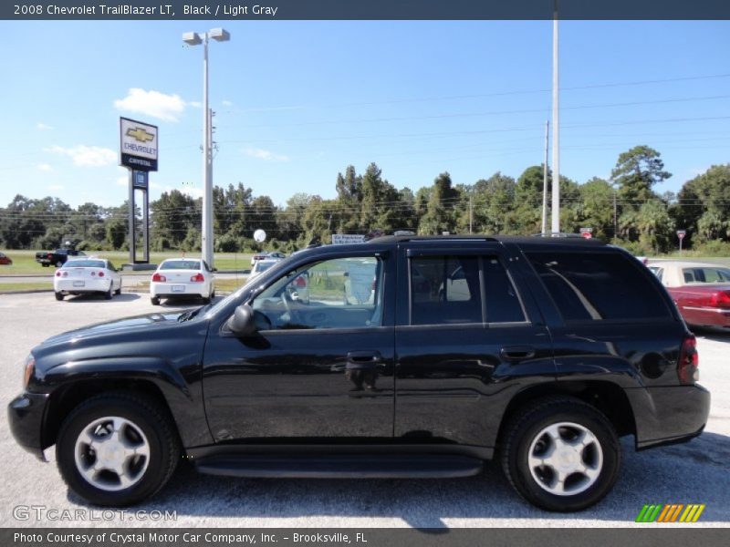 Black / Light Gray 2008 Chevrolet TrailBlazer LT