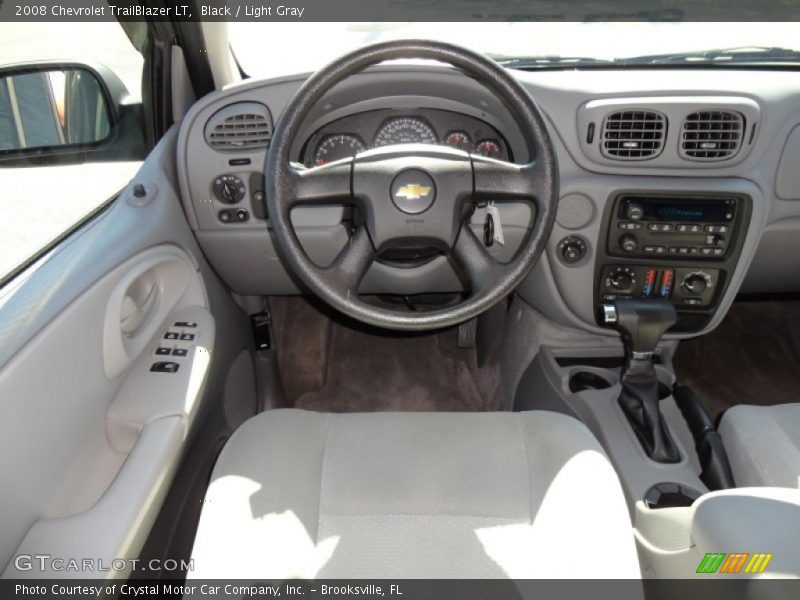 Black / Light Gray 2008 Chevrolet TrailBlazer LT