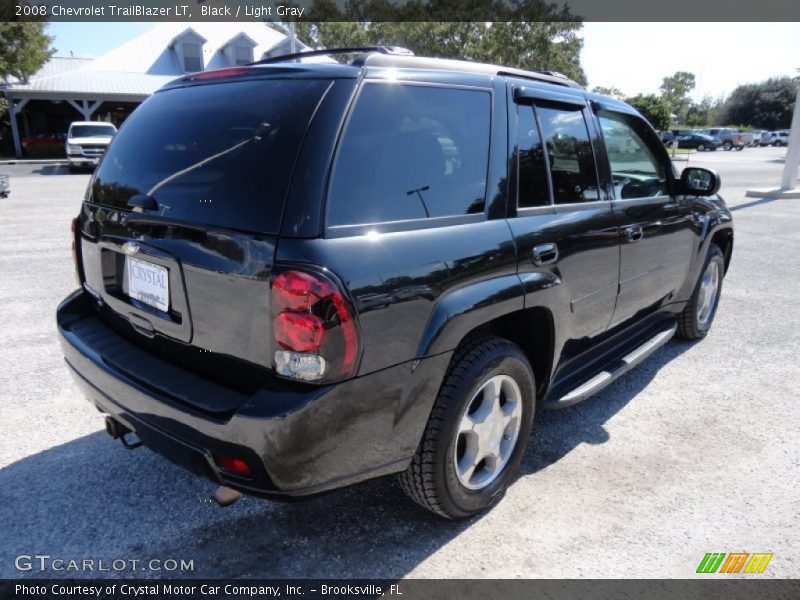Black / Light Gray 2008 Chevrolet TrailBlazer LT