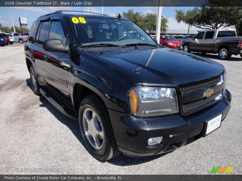 Black / Light Gray 2008 Chevrolet TrailBlazer LT