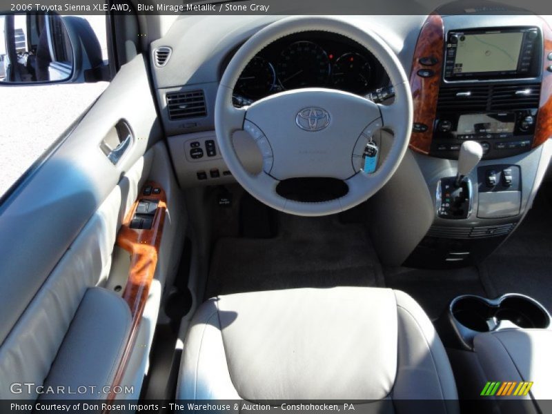 Blue Mirage Metallic / Stone Gray 2006 Toyota Sienna XLE AWD