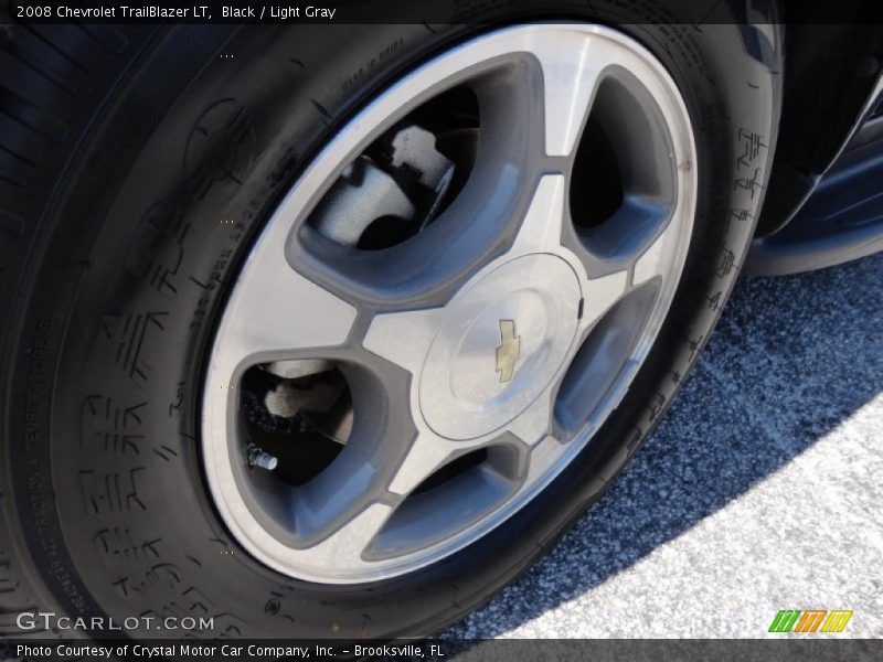 Black / Light Gray 2008 Chevrolet TrailBlazer LT