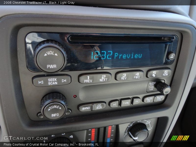 Black / Light Gray 2008 Chevrolet TrailBlazer LT