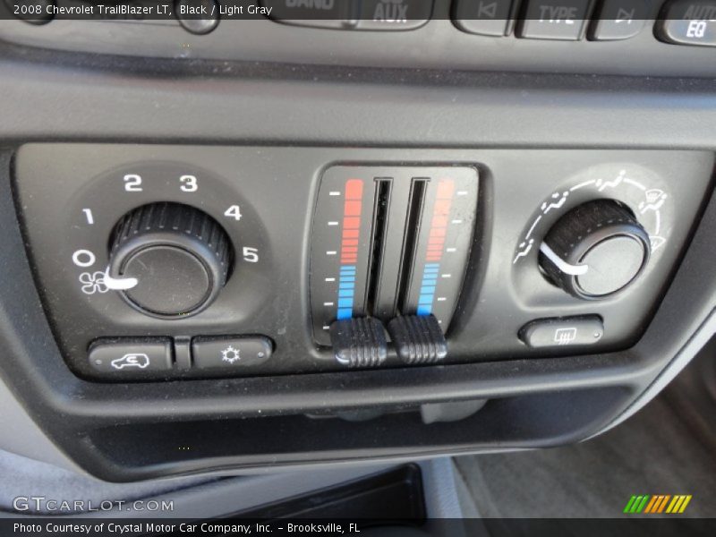 Black / Light Gray 2008 Chevrolet TrailBlazer LT