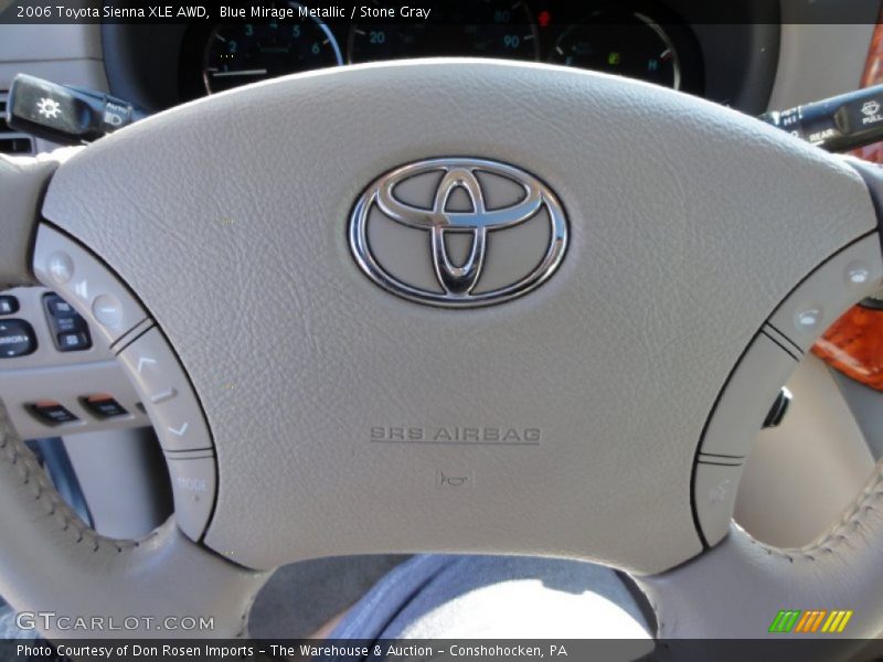Blue Mirage Metallic / Stone Gray 2006 Toyota Sienna XLE AWD