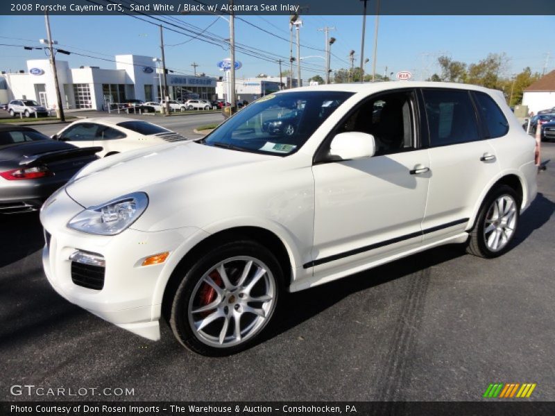 Sand White / Black w/ Alcantara Seat Inlay 2008 Porsche Cayenne GTS