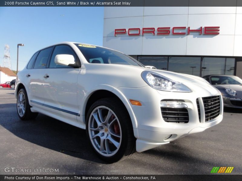 Sand White / Black w/ Alcantara Seat Inlay 2008 Porsche Cayenne GTS