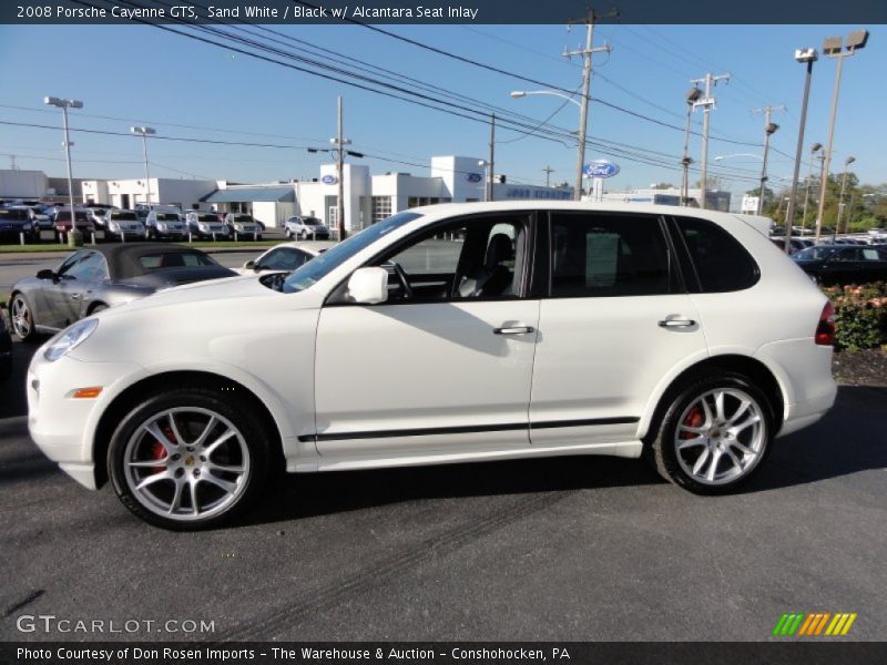 Sand White / Black w/ Alcantara Seat Inlay 2008 Porsche Cayenne GTS