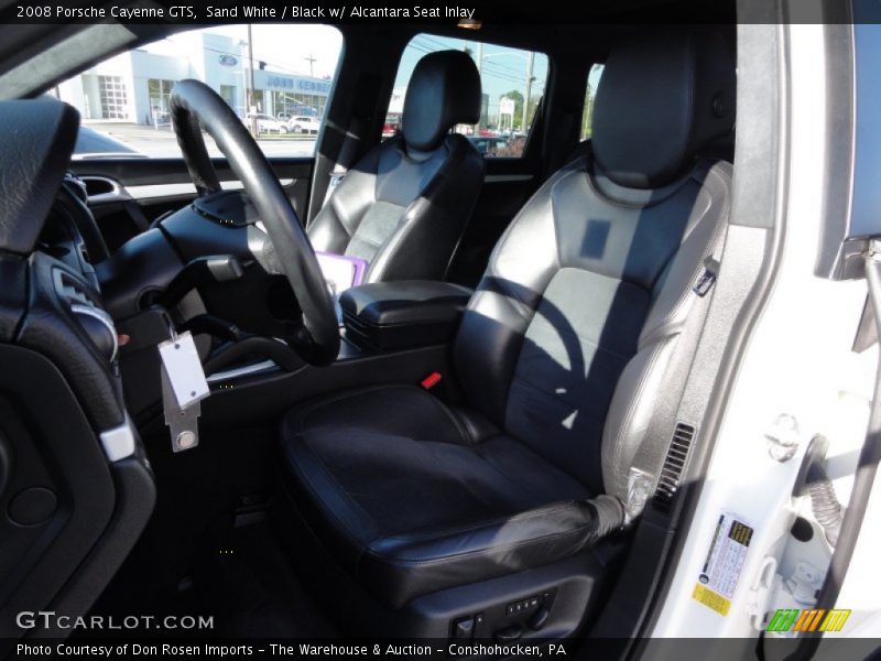 Sand White / Black w/ Alcantara Seat Inlay 2008 Porsche Cayenne GTS