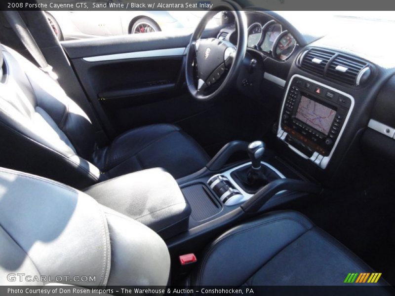 Sand White / Black w/ Alcantara Seat Inlay 2008 Porsche Cayenne GTS