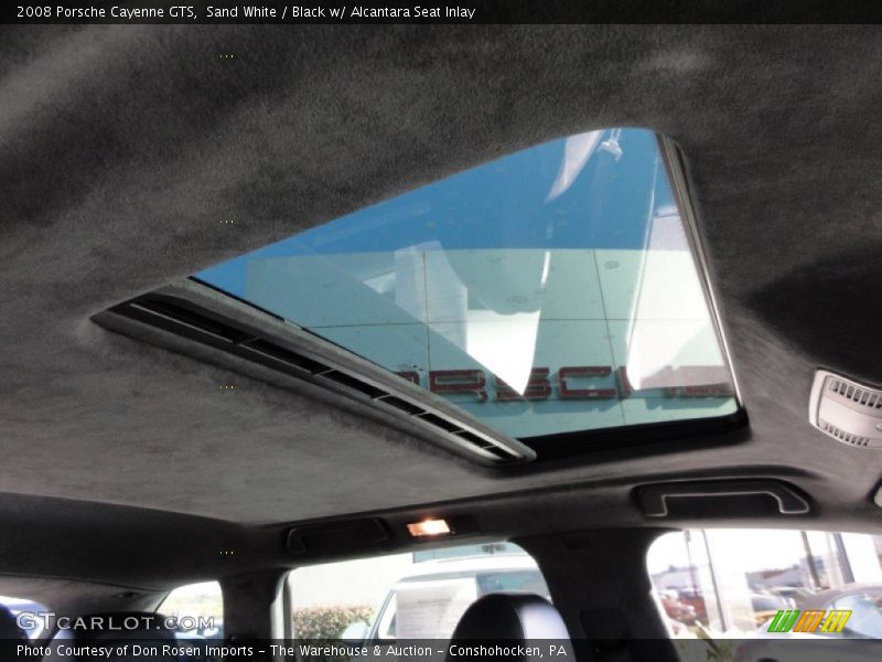 Sunroof of 2008 Cayenne GTS