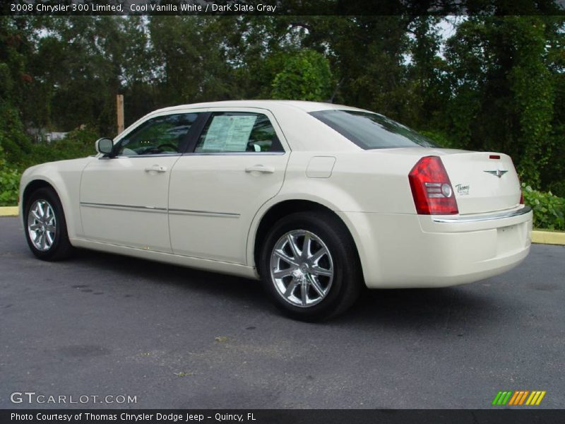 Cool Vanilla White / Dark Slate Gray 2008 Chrysler 300 Limited