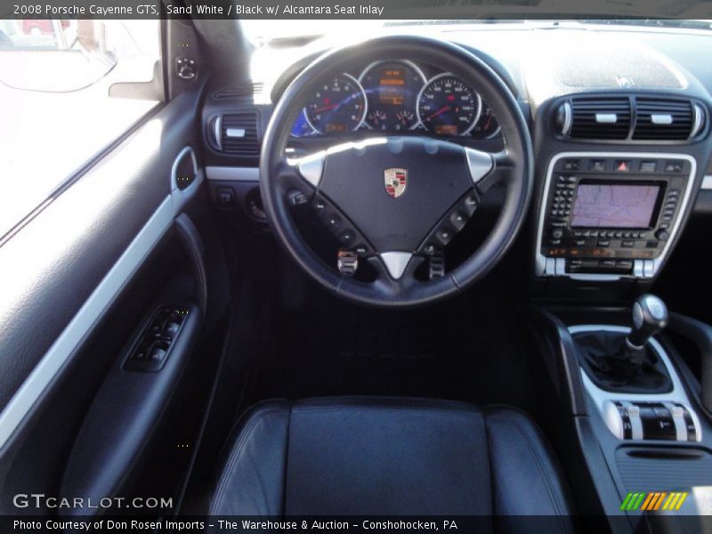 Sand White / Black w/ Alcantara Seat Inlay 2008 Porsche Cayenne GTS